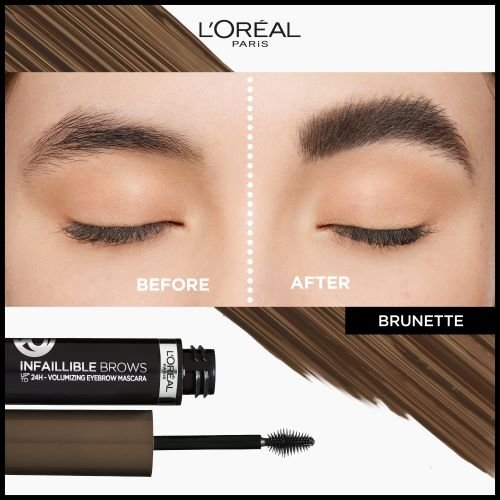 Website Infailliblebrowmascara Eu Before After Brunette